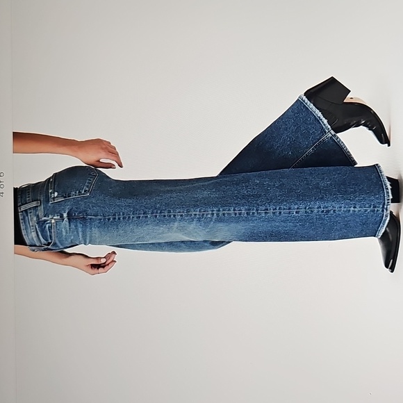 Paige High Waist Sasha Wide Leg Jeans - Picture 9 of 9